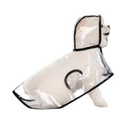 Pet Raincoat with Poncho Hood - Waterproof Dog Jacket, Lightweight Pet Rainwear Cover | Outdoor Weather Protection Suit, Rain Shield Gear for Terrier Pug Bulldog Walking in Wet Conditions Travel Use