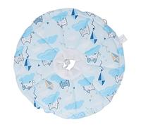 Pet Recovery Collar Adjustable | - Blocking & Breathable Fabric Helps Avoid Licking | Soft Cone Collar for Dogs/Cats After Surgery | Sponge Lining, Cotton Edging (M)