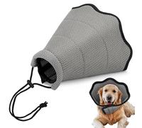 Pet Recovery Collar, Comfortable Dog Cone for Travel, Lightweight Healing with Soft Breathable Design, Pet Anti Bite Protective Guard for Apartment, Living Room, Vacation and Walking