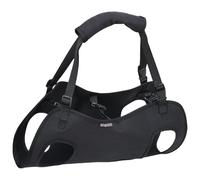 Pet Rehabilitation Sling Harness - Black Oxford Cloth Adjustable Sizes S M L XL - Support Lift for Elderly Disabled Dogs with Joint Injuries - Padded Handle Carrier