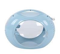 Pet Sackepack Carrier Transparent Cat Backpack Capsule Design pour Les Aventures en Plein air matériau Plastique (Pack de Chat Spatial Minimaliste [Bleu])