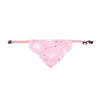 Pet Saliva Towel | Adjustable Neckband Dog Bib for Drooling/Eating/Drinking | Cotton Linen Bib with Nylon Buckle | Three - Sided Scarf Kerchief for Dogs (XS)