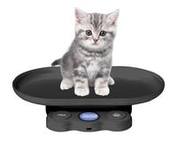 Pet Scales, Small Animal Weighing Tool, Space Saving Accurate, Digital Pet Scale with Clear Display, Portable Measurement Device for Puppy, Hamster, Kitten and Weight Monitoring