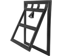 Pet Screen Door Professionnel résistant aux morsures accès libre verrouillable chien dans la trappe pour cochon chat 29x24x1.5 cm