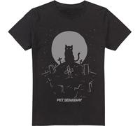 Pet Sematary - "Cat With Tombstones" T-shirt pour homme TV7048 (XXL) (Noir)