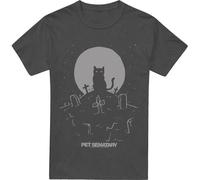 Pet Sematary - "Cat With Tombstones" T-shirt unie pour homme/femme TV15302 (XXL) (Charbon de bois)