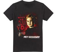 Pet Sematary - "I Want To Play" T-shirt pour homme TV6940 (XXL) (Noir)