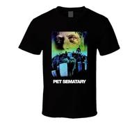 Pet Sematary Stephen King 80s Horror Movie Fan T ShirtBlack3XL