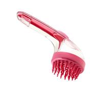 Pet Shampoo Brush, Massage Brush Dispenser, Soft Washing Scrubber, Soap Reservoir, Grooming Tool for Travel, Beach, Kittens, Puppies, Home, Groomers, Swimming Pool, Pets, Bathing