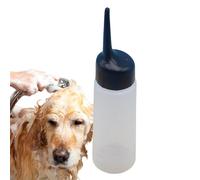 Pēt Shampoo Ďispensér Bottle - Easy Gŕooming Tool with Measurement Marks and Long Spout, 150ml for Dog & Cat Bath Time, Helps Control Suds and Reduce Waste
