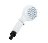 Pet Shower Brush - Handheld Dog Bath Sprayer, Soft Silicone Cleaning Comb, Lightweight Non Slip Washer Tool | Portable Grooming Bath Attachment, Device for Puppy Kitten Bathing Home Yard Travel