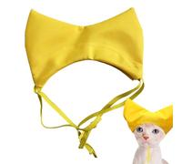 Pet Shower Cap - 4.72x5.90Inch Cat Bath Shower Caps, Adjustable Cat Dog Ear Cover, Oxford Cloth Waterproof Pet Supplies for Kittens Puppy Small Animals Bathing Grooming Raining Use