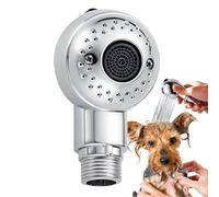 Pet Shower Sprayer - Animal Bathing Nozzle, Toilettage Wash Attachment | Multi Mode Rinse Control Device Ergonomic Handheld Design, Long Reach Hose Connector Portable Bathing Equipment Setup for Puppy