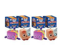 Pet Simulator Roblox Series 1,2 & 3 Édition Limitée Cube Plush - Lucky Blind Boxes, Bundles, Blind Bags et Figurines - (Série 2 Peluche 12 cm avec DLC - Lot de 4)