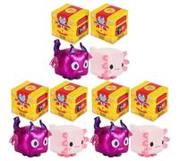 Pet Simulator Roblox Series 1, 2 et 3 Édition limitée Cube Plush - Boîtes à aveugles porte-bonheur, paquets, sacs aveugles et figurines - (Série 1 Peluche de 12 cm avec DLC - Lot de 6)