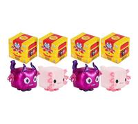 Pet Simulator Roblox Series 1, 2 et 3 Édition Limitée Cube Plush - Lucky Blind Boxes, Lots, Blind Bags et Figurines - (Série 1 Peluche de 12 cm avec DLC - Lot de 4)