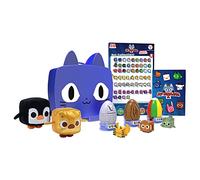 Pet Simulator X - Ensemble collecteur de chat bleu irisé (étui mystère avec 8 articles, série 1) [Exclusivité en ligne] [Comprend un DLC ]