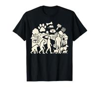 Pet Sitter Evolution Chien Chat Animal Care Design Professionnel T-Shirt