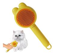Pet Slicker Brush Brosse de toilettage double face pour chat et chien pour poils longs/courts | La brosse efficace élimine les poils morts, les enchevêtrements et les poils morts | Poignée E