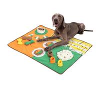 Pet Slow Food Pad - Tapis de nourriture confortable pour chiens | Tapis à renifler portable pour grands chiens | Tapis à renifler jouets pour animaux de compagnie | Jouet de puzzle interactif pour