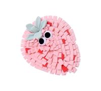 Pet Sniffing Mat - Fun Fruit Shapes Enrichment Puzzle Toy, Features Double Reinforced Tear Resistant Polar Fleece, Keeps Small Medium Dogs Engaged Mentally Reducing, Slows Down Fast Eaters to