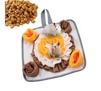 Pet Sniffing Mat, Interactive Puppy Slow Eating, Cat & Dog Slow-Feeding Sniff, 1.81x11.81x1.18Inches Ideal for Bunnies & Hamsters, Promotes Mental Stimulation