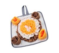 Pet Sniffing Mat, Pet Bunny Foraging Mat, Sniff Mat Interactive, Dog Treat Dispenser Sniff Mat, Slow Feeding Foraging Mat, Easy to Use, Portable for Daily Entertainment Training Foraging