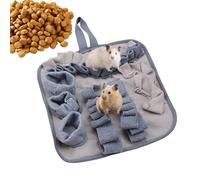Pet Sniffing Mat, Pet Puppy Slow Feeding Mat, Dog Sniff Treat Mat, Puppies Boredom Interactive Puzzle Toys, Dog Cat Pet Brain Games, Easy to Use, Portable for Dogs, Bunny, Hamsters