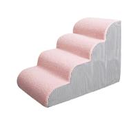 Pet Stairs for Dogs - Wide Step High Bed Ladder, Soft Non-Slip Ramp for Couch, SUV, and Chairs, Portable Climbing Aid for Puppies and Senior Pets Indoor Outdoor Use, Bedroom, Liv