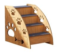 Pet Stairs, Stairs & Steps for Dogs, Dog Stairs, Non Slip Pet Steps, Wooden Dog Stairs, High Bed Pet Stairs, Dog Bed Climbing Steps for Pet Supplies Large, Medium, Small Cats and Dogs