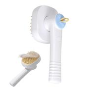 Pet Steam Brush | Massage Soft Rechargeable Silicone Bristles Comb