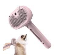 Pet Steamer Brush, Cat Grooming Shedding Comb, 21/12/7 Inches, Built in Spray Function, Rechargeable Dog Grooming Tool, Gentle Care for Home, Outdoor & Travel (Multicolor)