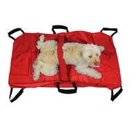 Pet Stretcher, Foldable Transport Carrier for Puppy, Cat, Bunny, Multifunctional Rescue and Patient Transfer Tool with Safety Straps, Vet Clinic, Home, Outdoor Use, 47.24x29.13x1.18 in