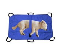 Pet Stretcher, Foldable Transport Carrier for Puppy, Cat, Bunny, Multifunctional Rescue and Patient Transfer Tool with Safety Straps, Vet Clinic, Home, Outdoor Use, 47.24x29.13x1.18 in