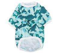 Pet Sun Protection Shirt | Soft Breathable Stretchy Cat Dog Clothes | Summer Fashion Apparel for Daily Use/Parties/Travel | Cute Printed Design (M.)