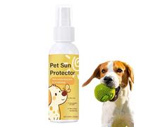 Pet Sunblock Lotion liquide solaire pour chien, 50 ml, résistant à la transpiration avec soin hydratant, protection UV pour activités de plein air, 1 accessoire pour animaux, utilisation polyvalente