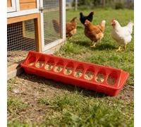 Pet Supplies Mangeoire automatique pour volaille pour poussins, cailles et petits oiseaux Distributeur d'alimentation réglable (B, 30 cm)
