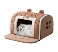 Pet Tent Bed, Dog Condo, Cozy Pet Sofa, Sturdy & Comfortable Construction, Stylish & Practical Design, 40x35x35cm/15.75x13.78x13.78 inches for Small Medium Puppies