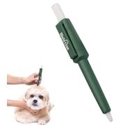 Pet Tick Remover Pen | 4,5 pouces, ABS, vert | Comb Flea Lice
