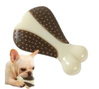 Pet Toy Toy - Toy Chiens Chewers Toy | Jouet Indestructible Beef Flavour En Forme D'os Avec Des Friandises Pour Une Formation En Renforcement Positif | Jouet À Mâcher À Multiples Fins Pour Mâcher Agre