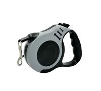 Pet Traction Automatic Retractable Bone Printed Dog Walking Rope (Gray 3m)