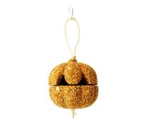 Pet Treats Jouet à mâcher naturel en forme de citrouille pour petits oiseaux, canaris, perruches, cochons d'Inde, chinchillas, jeux à mâcher pour soulager le stress,Jouets à mâcher pour perroquets, jo