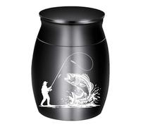 Pet Urn, Dog Urn, Cremation Keepsake Box, Monument Container with Secure Lid, Animal Memorial for Funeral Garden Table Yard Cemetery Shelters Veterinarians Home, 1.18x1.57 inches