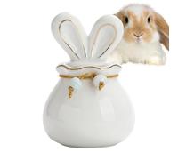 Pet Urns | 150ml Bunny Ear Design Ceramic Memorial Keepsake Holder