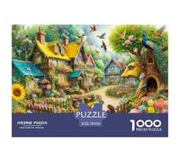 Pet Village Secret Realm Puzzle 1000 Pièces Adultes intéressant Puzzles 1000 Pièce Jeu ÉduChatif Cadeau 70x50cm/1000pcs