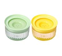 Pet Water Bowl, Spill Proof Feeder, Large Capacity 1800ml, Slow Drinking Waterer, Anti Splash Design Ideal for Messy Drinkers, Perfect for Dogs Andcats, 7.48x7.48x4.33 in