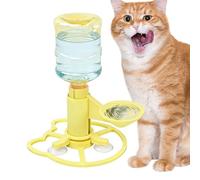 Pet Water Dispenser Cat - Fits 1.18in Bottle Hydration Bowl, Food Grade Material with Easy Refill Indoor Pet Cat Water Drinker for Living Room Bedroom Balcony Garage Yard Garden Suitable for Breeds