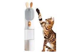 Pet Water Dispenser - Cat Water Dispenser | Dog Water Dispenser | Puppy Water Dispenser with Food Container Leak Proof Travel Dog Water Dispenser Pet Water Bottle Dispenser for Hydration & Feeding
