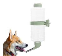 Pet Water Dispenser, No-Drip Automatic Feeder, Space-Saving Hanging Design, Transparent Bottle for Cat, Dog, Bunny, Ferret, Chinchilla, Small Animals, 11.81x4.57x4.57 inches