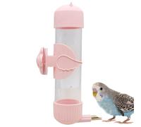 Pet Water Dispenser, Suspended Cage Drinker, Spill Proof Feeder Device, Secure Design, Pet Hydration System for Indoor Aviary, Outdoor Habitat Use, Parrot, Cockatiel, Finch